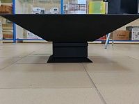 Костровая чаша 50x50, 4 мм стали. С решеткой под шампуры.